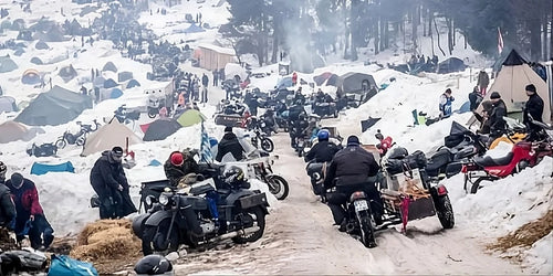 L'Elefantentreffen : le rassemblement moto le plus froid d'Europe