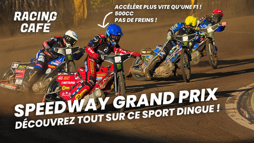 Le speedway : 500 cm³, aucun frein, quatre pilotes sur la cendrée