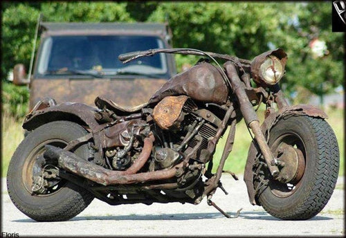 Le rat bike : la moto qui refuse le chrome, la peinture et la restauration