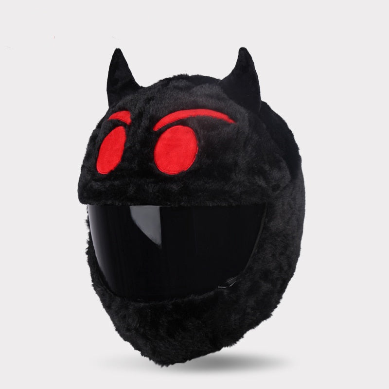 Couvre-casque Moto Père Noël – Déco De Noël – Housse Peluche – Taille Adulte - 3