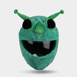 Couvre Casque Moto Alien Vert