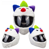 Couvre Casque Moto Peluche Clown