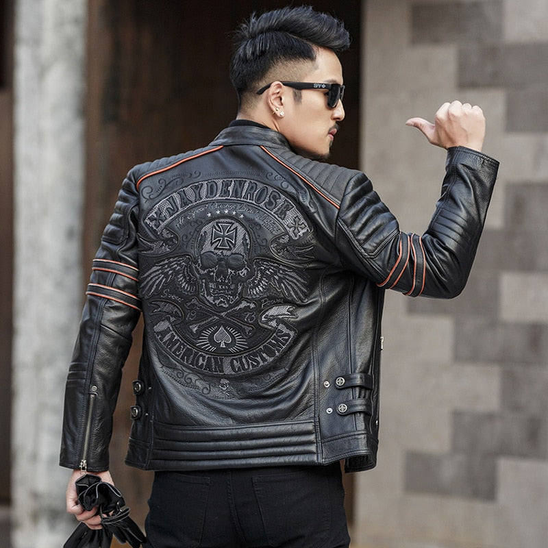 Veste Motard En Cuir Véritable Zayn - Rose, Matelassée - Neuve Avec étiquettes - Taille Sur Mesure