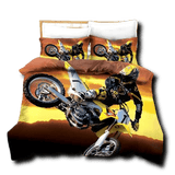 Housse de Couette Moto Acrobatie Moto Cross