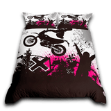 Housse de Couette Moto Cross Acrobatie