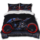 Housse de Couette Moto Futuriste