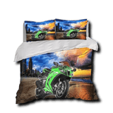 Housse de Couette Moto Kawasaki Sportive