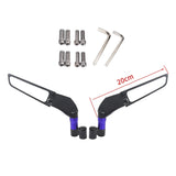 Rétroviseurs pour moto fixation carénage Violet - Petit