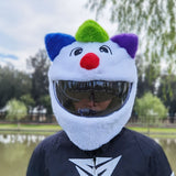 Couvre Casque Moto Peluche Clown
