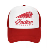 Casquette Rouge Moto Logo Indian Motorcycle
