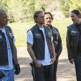 Veste Gilet Biker en Cuir Sons of Anarchy Jax
