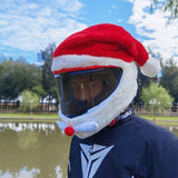 Couvre Casque Moto Père Noël