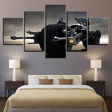 Tableau Moto Futuriste