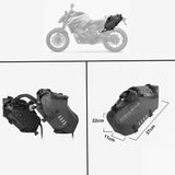 Waterproof motorcycle saddlebag 18L 28L 48L