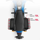 Sacoches cavaliere lateral moto 15L Honda