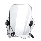 Saute-vent universel pour moto Blanc
