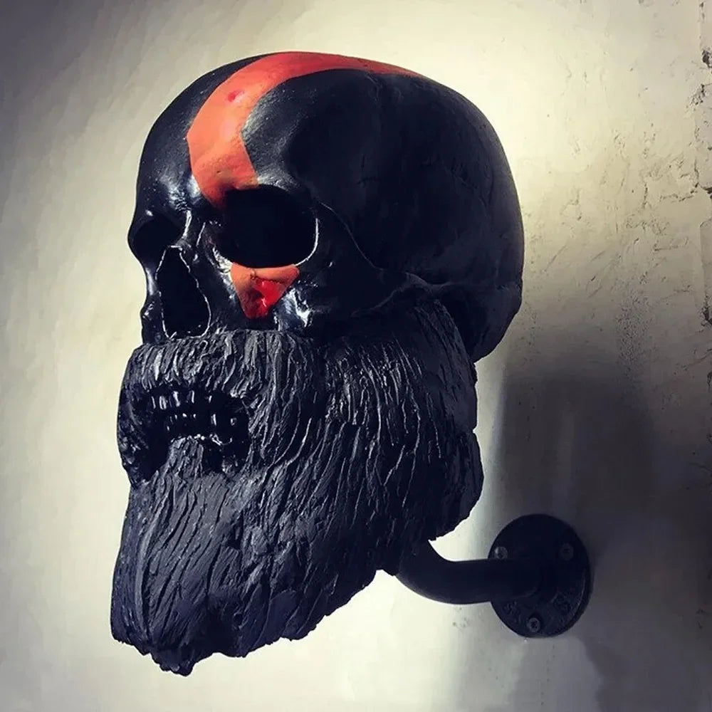 Motorcycle Helmet Wall Mount Kratos God of War