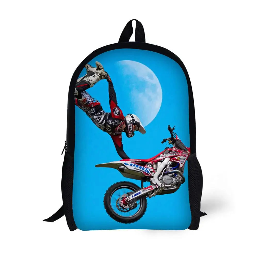 Cartable Motocross Figure Acrobatique Antre du Motard