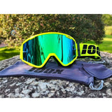 Lunette Moto Cross Ecran Large Full Vert Default Title