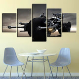 Tableau Moto Futuriste Sans Cadre