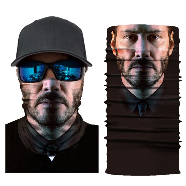 Keanu Reeves Motorcycle Neck Warmer Biker's Den