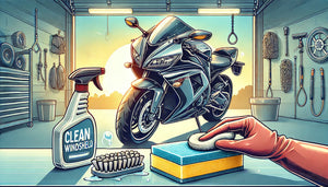 How to clean a motorcycle windshield like a pro?