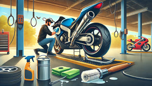 How to clean your motorcycle exhaust line?