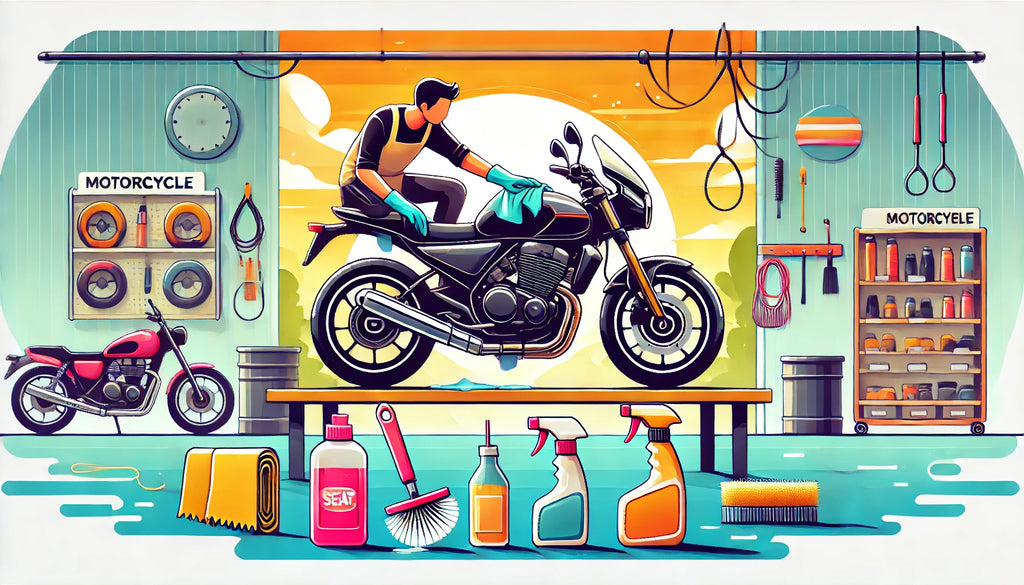 How to clean your motorcycle seat like a pro?