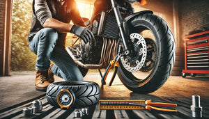 How to check the wear of a motorcycle tire?