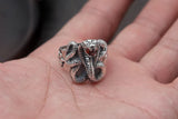 Bague Biker Cobra (en Argent)