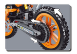 Lego Moto Cross KTM Jantes Oranges