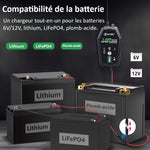 Chargeur batterie moto 6v 12v