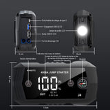 Chargeur batterie pour moto 4000A 12V