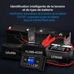 Chargeur moto intelligent 12V 24V