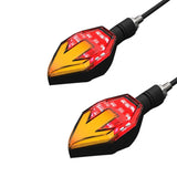 Clignotant moto led Rouge