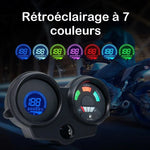 Compteur digital moto