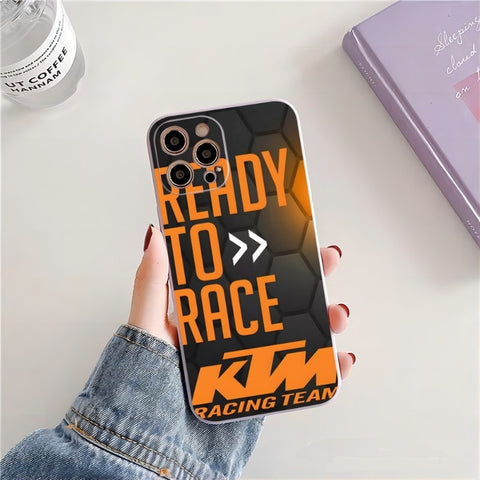 Coque iPhone Moto<br> KTM Ready to Race