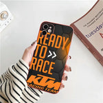 Coque iPhone Moto Slogan KTM Ready to Race