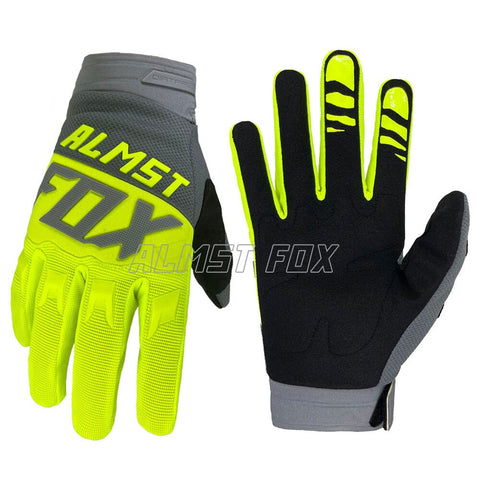 Gant Moto Cross<br> Jaune Fluo - Antre du Motard