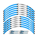 Motorcycle front and rear wheels Edge Outer Rim Sticker Reflective Stripe Wheel Decals For BMW C650 sport Default Title