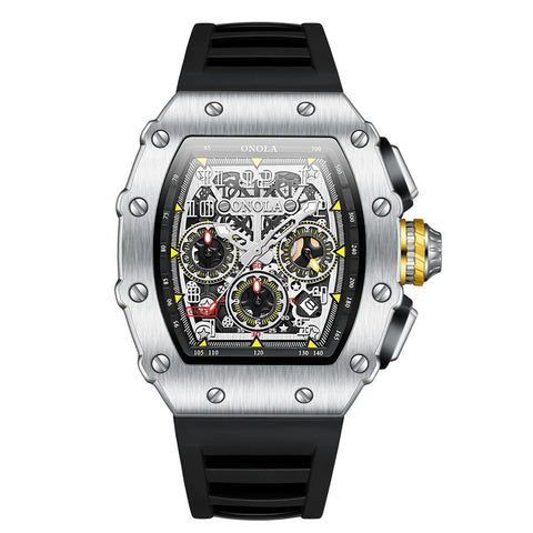 Montre Motard Pilote<br> Noir Asphalte Elite GP