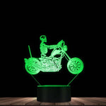 Lampe Moto Skull Biker