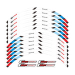 Motorcycle front and rear wheels Edge Outer Rim Sticker Reflective Stripe Wheel Decals For BMW C650 sport