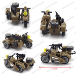 Moto Lego Side-Car Camouflage - Antre du Motard