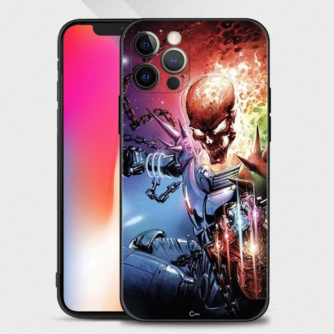 Coque Moto iPhone Démon Ghost Rider iPhone 15 Pro Max