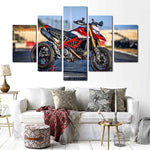 Tableau Moto Supermotard Sans Cadre