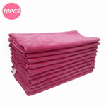 Chiffon Microfibre Doux Rose pour Moto Lot de 10 30x60cm