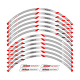 Motorcycle front and rear wheels Edge Outer Rim Sticker Reflective Stripe Wheel Decals For BMW C650 sport