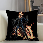 Housse de Coussin Décoratif Moto Ghost Rider 45x45cm