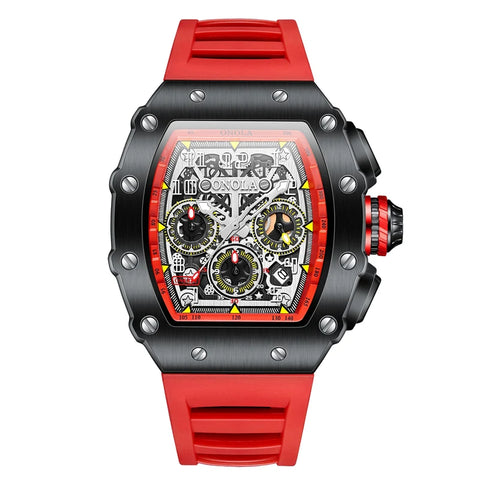 Montre Motard Pilote<br> Rouge Victory Lap GP